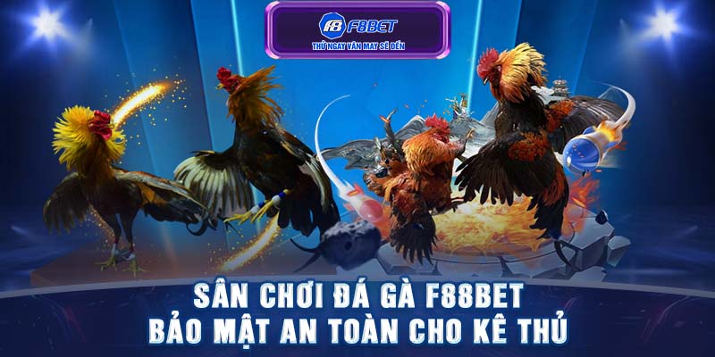 Sân chơi đá gà F88bet bảo mật an toàn cho kê thủ