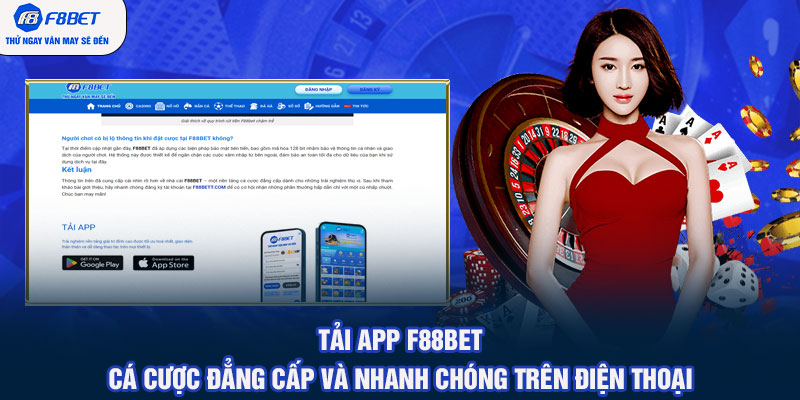 Tải app F88BET - Cá cược đẳng cấp và nhanh chóng trên điện thoại